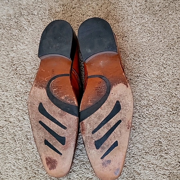 Men's Stefano Castelli Italian leather Shoes. - Picture 4 of 6